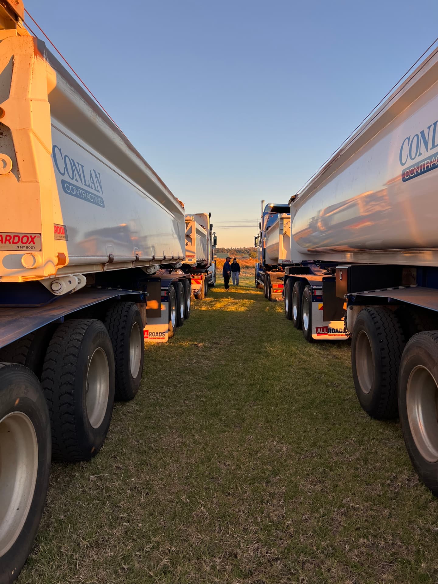 Conlan Contracting side tipper fleet